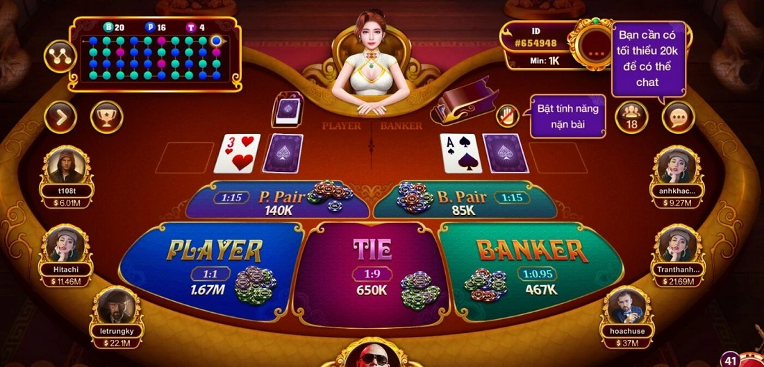 Giới thiệu về Baccarat Online Kim Tài N666